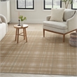 Nourison Grafix 9' x 12' Taupe Fabric Area Rug