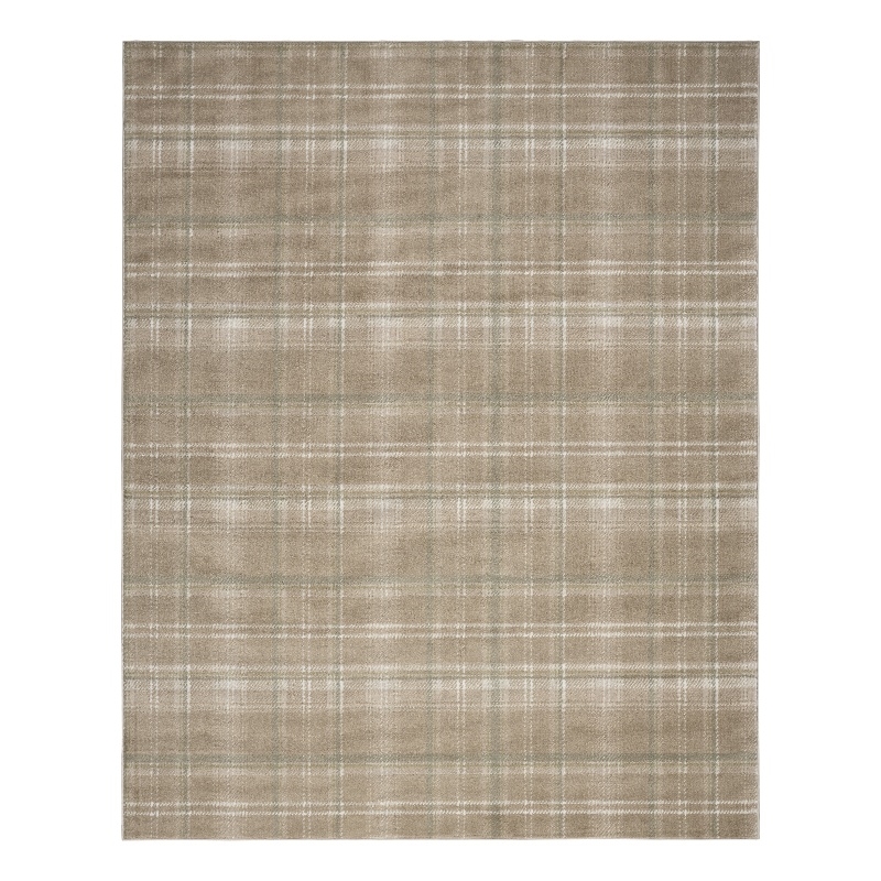 Nourison Grafix 9' x 12' Taupe Fabric Area Rug