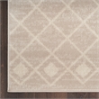 Nourison Grafix 9' x 12' Beige Fabric Area Rug