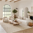 Nourison Grafix 9' x 12' Beige Fabric Area Rug