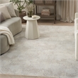 Nourison Grafix 9' x 12' Gray Fabric Area Rug