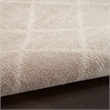 Nourison Grafix 6' Runner Beige Fabric Area Rug