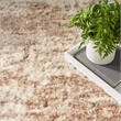 Nourison Luxurious Shag 5' x 7' Ivory Dark Beige Fabric Area Rug