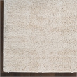 Nourison Modern Shag 5' x 7' Ivory Beige Fabric Area Rug