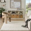 Nourison Modern Shag 5' x 7' Ivory Beige Fabric Area Rug