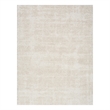 Nourison Modern Shag 5' x 7' Ivory Beige Fabric Area Rug