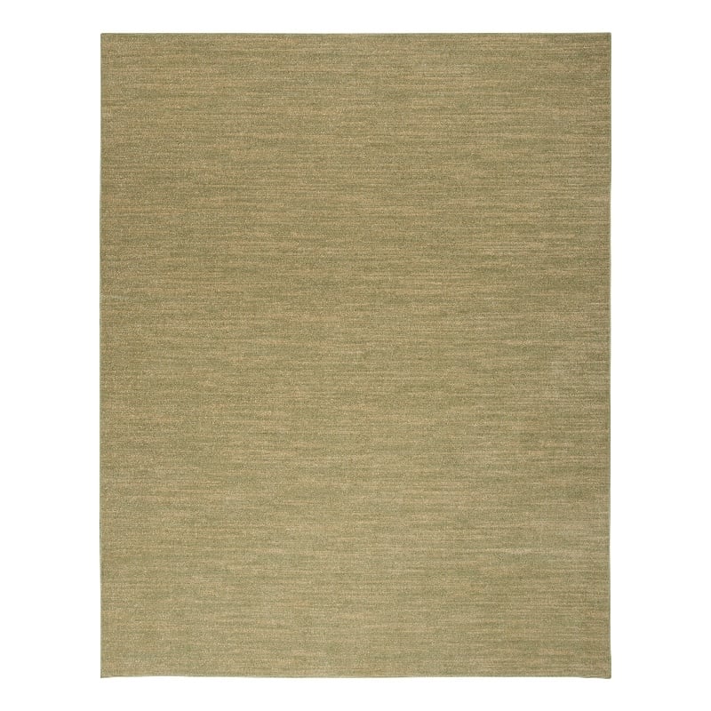 Nourison Essentials 12' x 15' Green Gold Fabric Area Rug