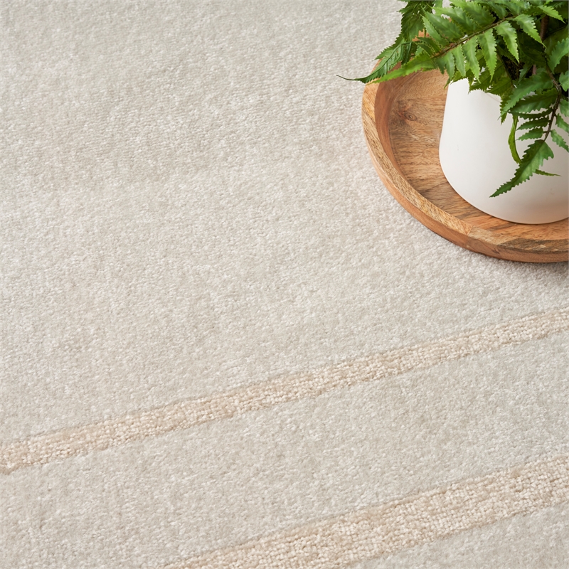 Nourison Essentials 10' x 14' Ivory Gold Fabric Area Rug