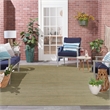 Nourison Essentials 10' x 14' Green Gold Fabric Area Rug