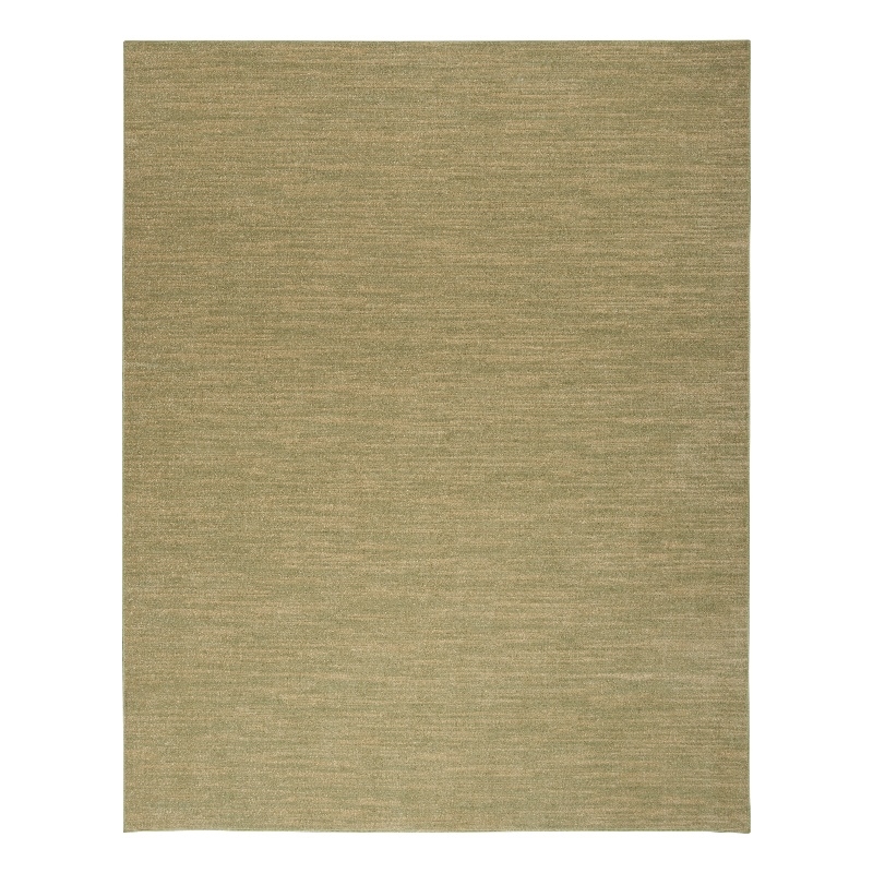 Nourison Essentials 10' x 14' Green Gold Fabric Area Rug