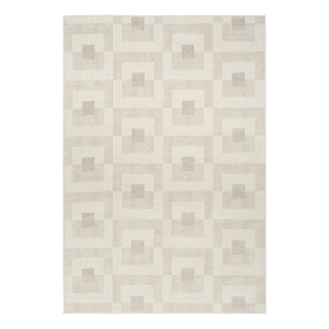 Nourison Nordic 5' x 7' Ivory Beige Fabric Area Rug