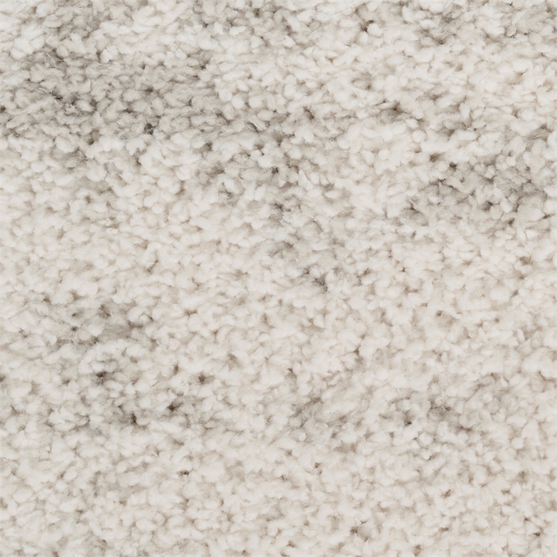 Nourison Modern Shag 5' x 7' Ivory Gray Fabric Area Rug