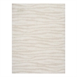 Nourison Modern Shag 4' x 6' Ivory Beige Fabric Area Rug