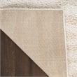 Nourison Modern Shag 5' x 7' Ivory Beige Fabric Area Rug