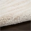 Nourison Modern Shag 5' x 7' Ivory Beige Fabric Area Rug