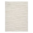 Nourison Modern Shag 5' x 7' Ivory Beige Fabric Area Rug