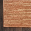 Nourison Essentials 6' Runner Rust Fabric Area Rug