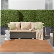 Nourison Essentials 5' x Square Rust Fabric Area Rug