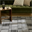 Nourison Nordic 5' x 7' Black Gray Fabric Area Rug
