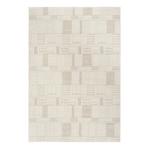 Nourison Nordic 4' x 6' Ivory Beige Fabric Area Rug