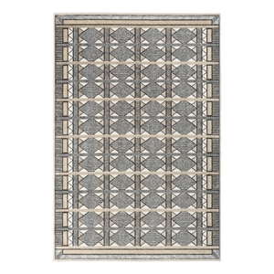 Nourison Nordic 4' x 6' Ivory Multi-Color Fabric Area Rug