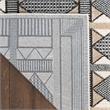 Nourison Nordic 5' x 7' Ivory Multi-Color Fabric Area Rug