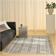 Nourison Nordic 5' x 7' Ivory Multi-Color Fabric Area Rug