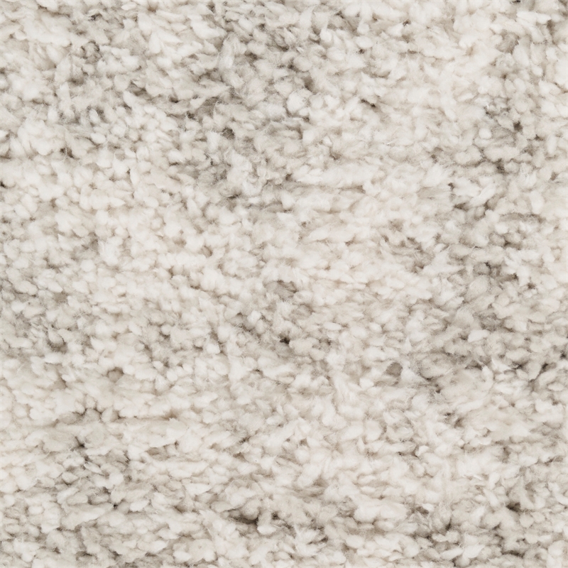 Nourison Modern Shag 4' x 6' Ivory Gray Fabric Area Rug