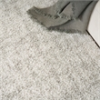 Nourison Modern Shag 4' x 6' Ivory Gray Fabric Area Rug