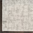 Nourison Modern Shag 5' x 7' Ivory Gray Fabric Area Rug