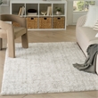 Nourison Modern Shag 5' x 7' Ivory Gray Fabric Area Rug