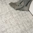 Nourison Modern Shag 5' x 7' Ivory Gray Fabric Area Rug