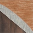 Nourison Essentials 8' x Round Rust Fabric Area Rug