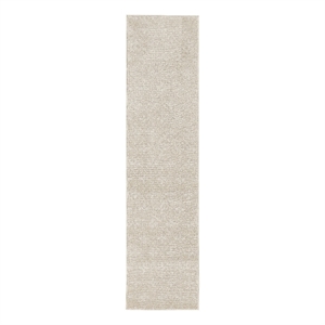 Nourison Essentials 8' Runner Ivory Beige Fabric Area Rug