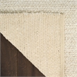 Nourison Natural Jute 2' x 3' Ivory Fabric Area Rug