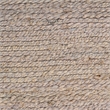 Nourison Natural Jute 2' x 3' Gray Fabric Area Rug