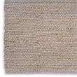 Nourison Natural Jute 2' x 3' Gray Fabric Area Rug