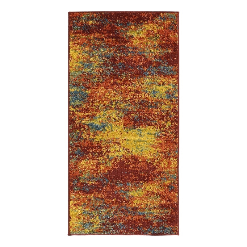 Nourison Essentials 2' x 4' Flame Fabric Area Rug