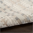 Nourison Nordic 6' Runner Ivory Multi-Color Fabric Area Rug