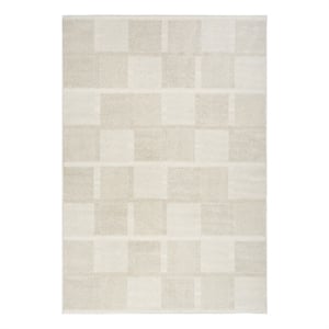 Nourison Nordic 5' x 7' Ivory Beige Fabric Area Rug