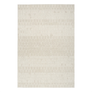Nourison Nordic 4' x 6' Ivory Fabric Area Rug
