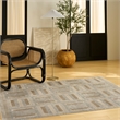 Nourison Nordic 5' x 7' Gray Multi-Color Fabric Area Rug