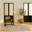 Nourison Nordic 5' x 7' Gray Multi-Color Fabric Area Rug