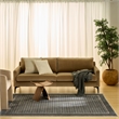 Nourison Nordic 5' x 7' Black Taupe Fabric Area Rug