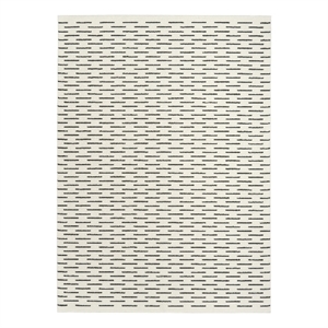 Nourison Nordic 5' x 7' Ivory Black Fabric Area Rug