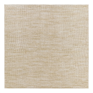 Nourison Essentials 5' x Square Ivory Gold Fabric Area Rug
