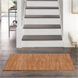 Nourison Essentials 2' x 4' Rust Fabric Area Rug