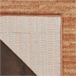 Nourison Essentials 4' x 6' Rust Fabric Area Rug