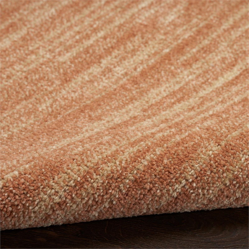 Nourison Essentials 4' x 6' Rust Fabric Area Rug