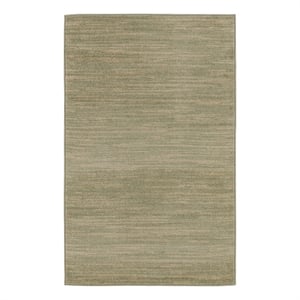 Nourison Essentials 3' x 5' Green Gold Fabric Area Rug